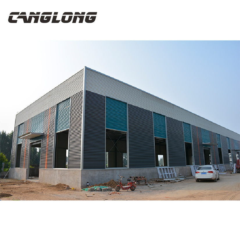 Good Quality Prefab Storage Facility Godown Warehouse Steel Structure Building with Design