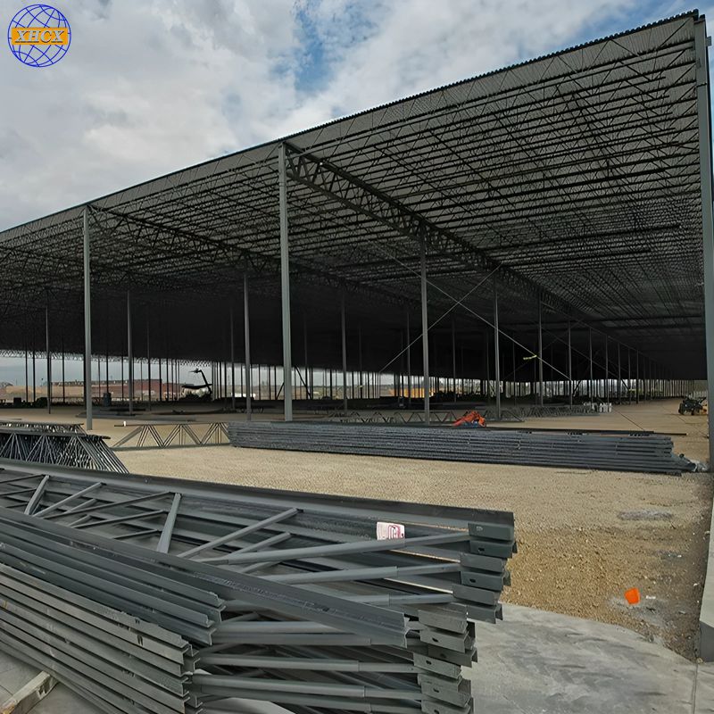 Customizable Heavy-Duty 6000-10000 Sqm Factory Production Workshop Industrial Logistics Center Steel Structure Warehouse