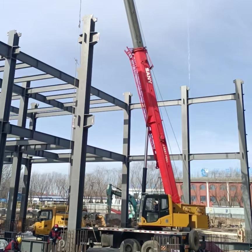 Low Cost Prefabricated Light High-rise Multi Story Portal Steel Structure Building with Welding &amp; Cutting Services