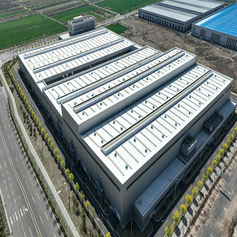 Prefab Light Steel Structure House Construction Storage Airplane Hangar Building Fast Economic Customizable Size