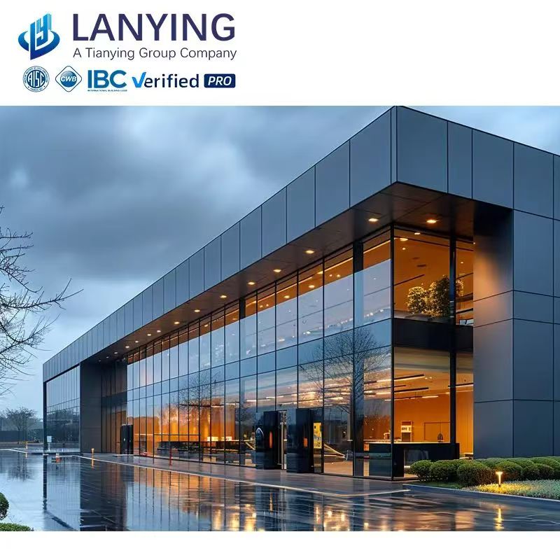 Prefabricated Steel Shopping Mall Building Steel Structure Commercial Metal Building