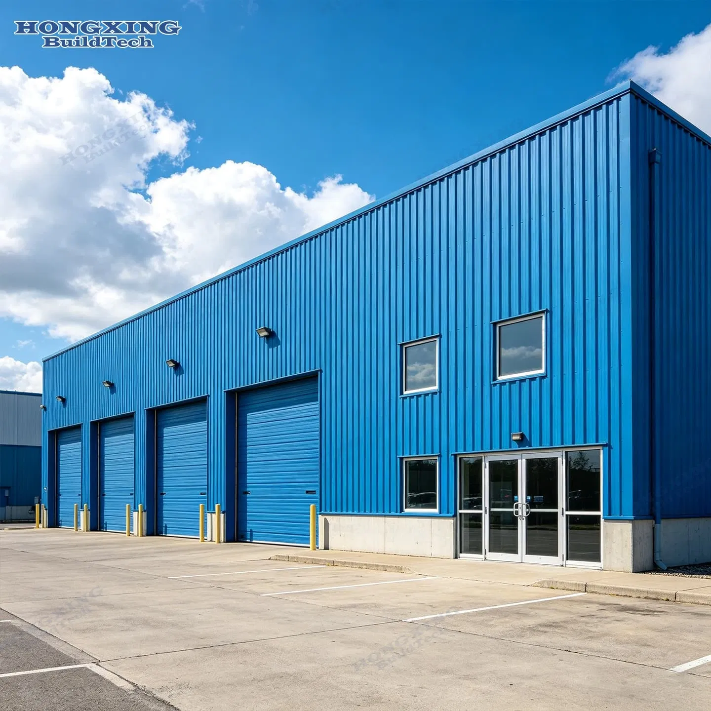 Steel Frame Factory Hot Rolled Steel Building for Heavy Industrial Workshop