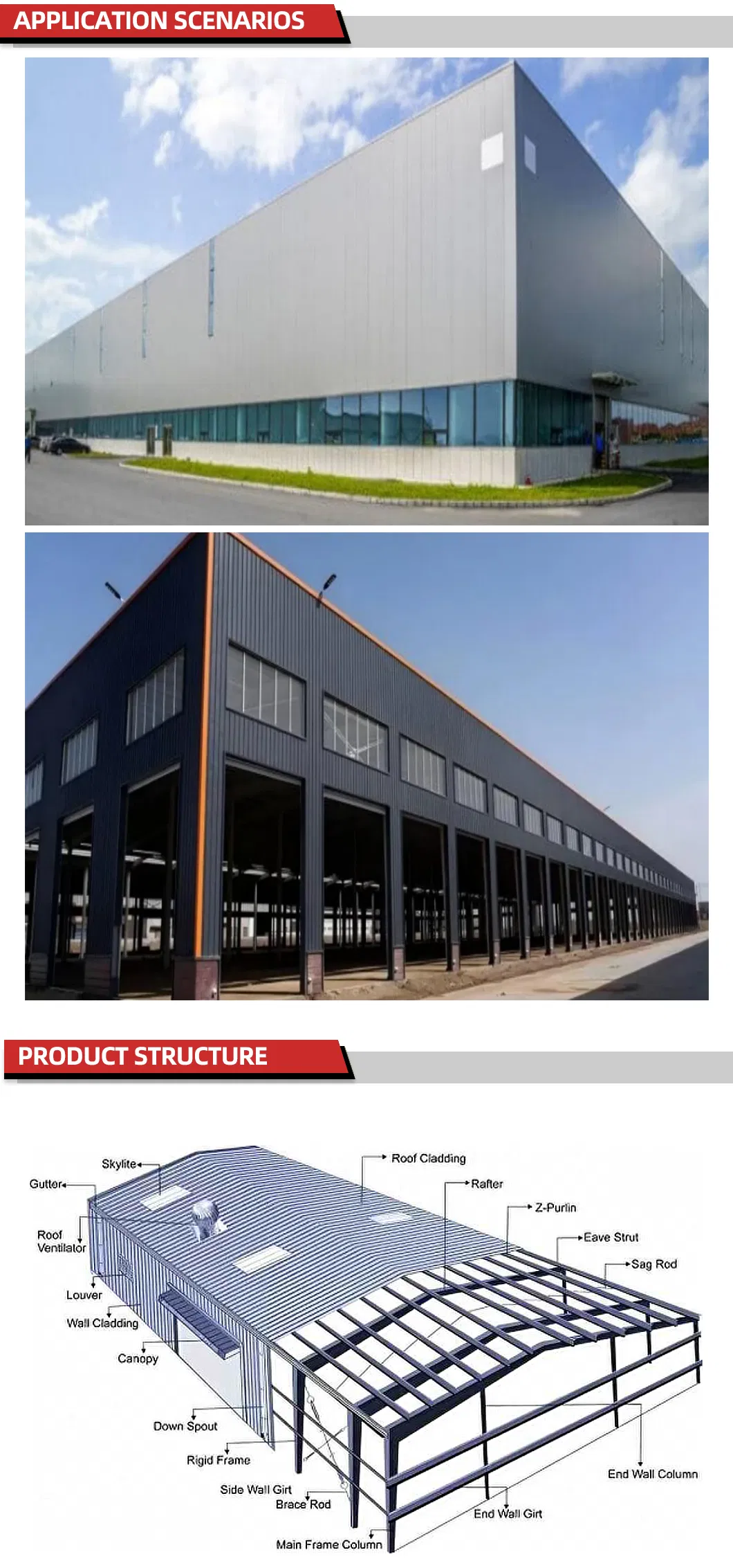 Detailed Steel Structure Designs