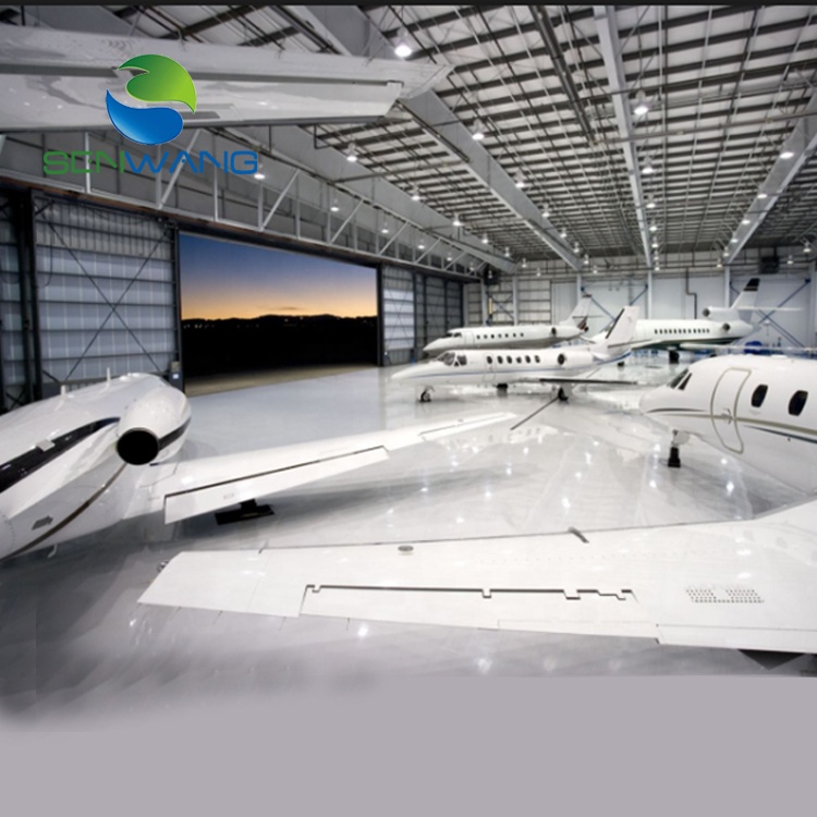 Prefabricated Steel Modern Warehouse and Workshop Building Aircraft Hangar