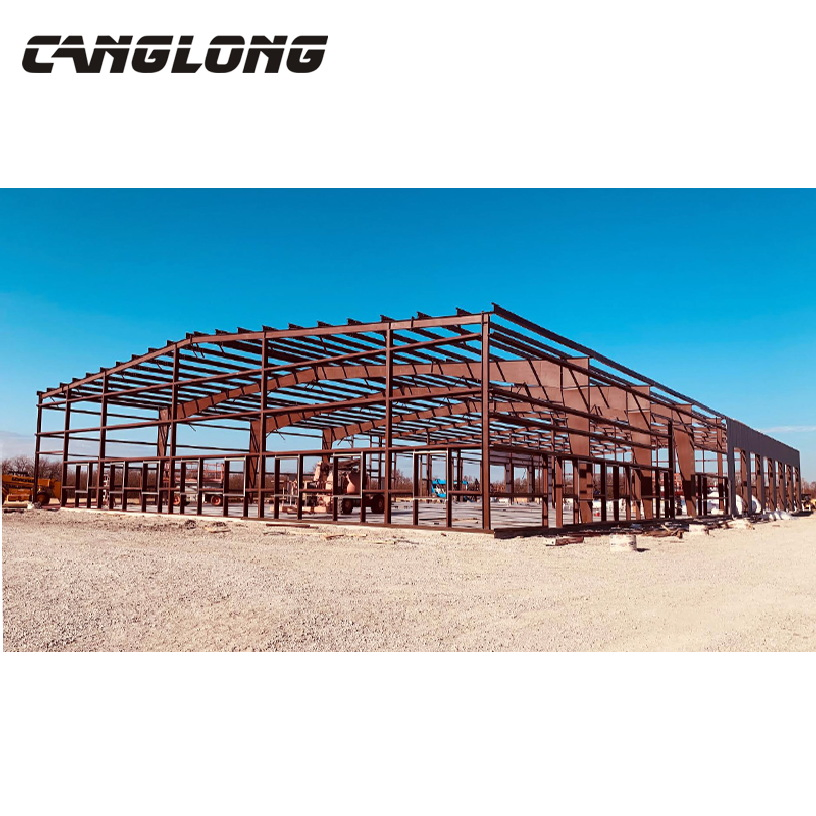 Angola Low Price Industrial Modular Large Storage Heavy Prefabricated Steel Structure Warehouse Set Building