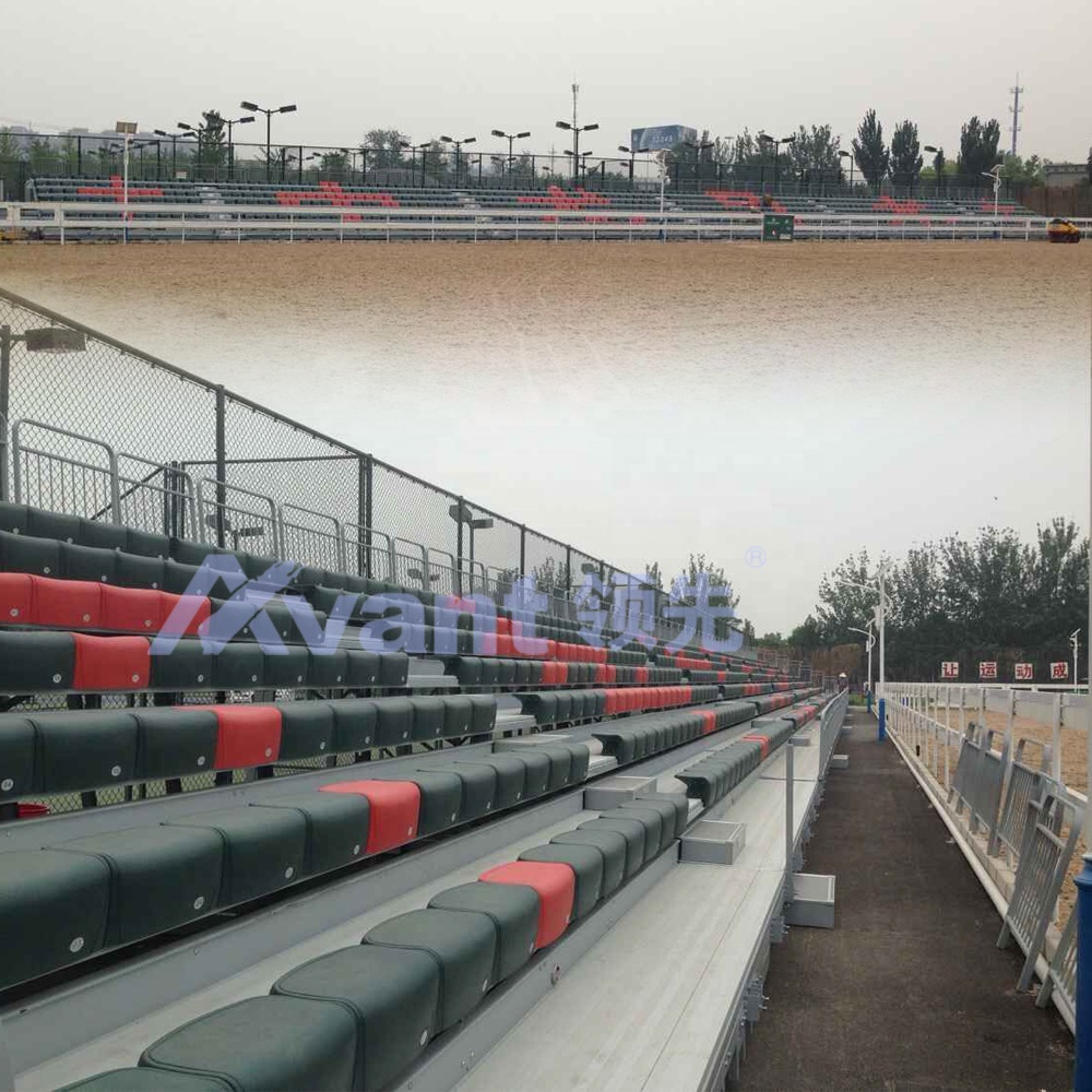 Avant Sports Modular Steel Grandstands Prefabricated&amp;Custom Stadium Seating For Football Arenas Events|Anti-Slip Metal Bleachers