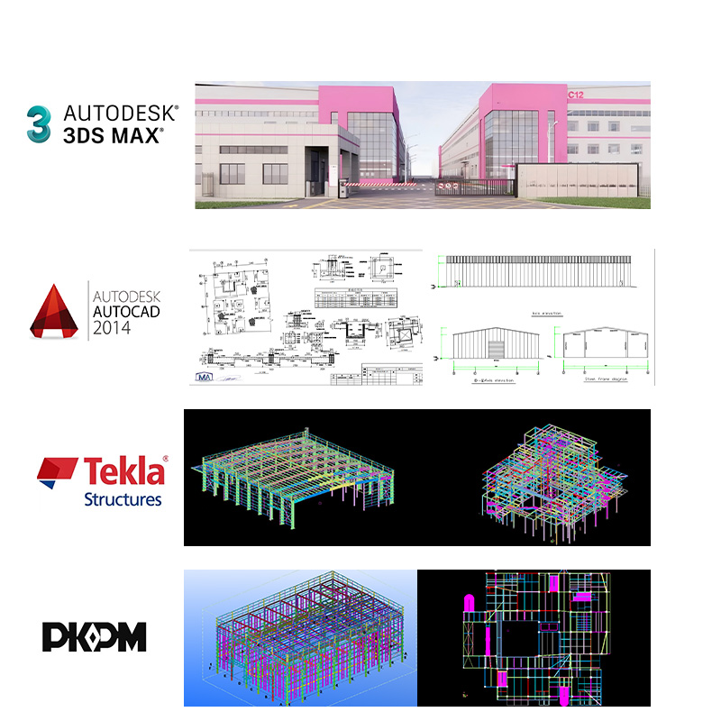 Steel Structure Office Building Prefabricated Commercial Office Building Modular Steel Frame Construction