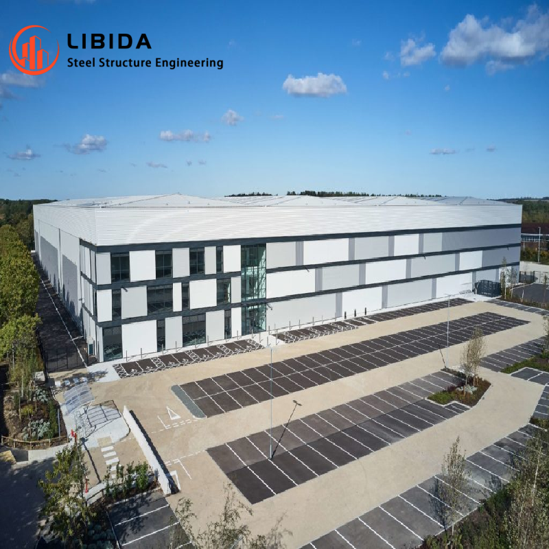 Life Long Durable Steel Prefabricated Warehouse Building With Hot Dip Galvanized Surface ISO9001/CE Certified