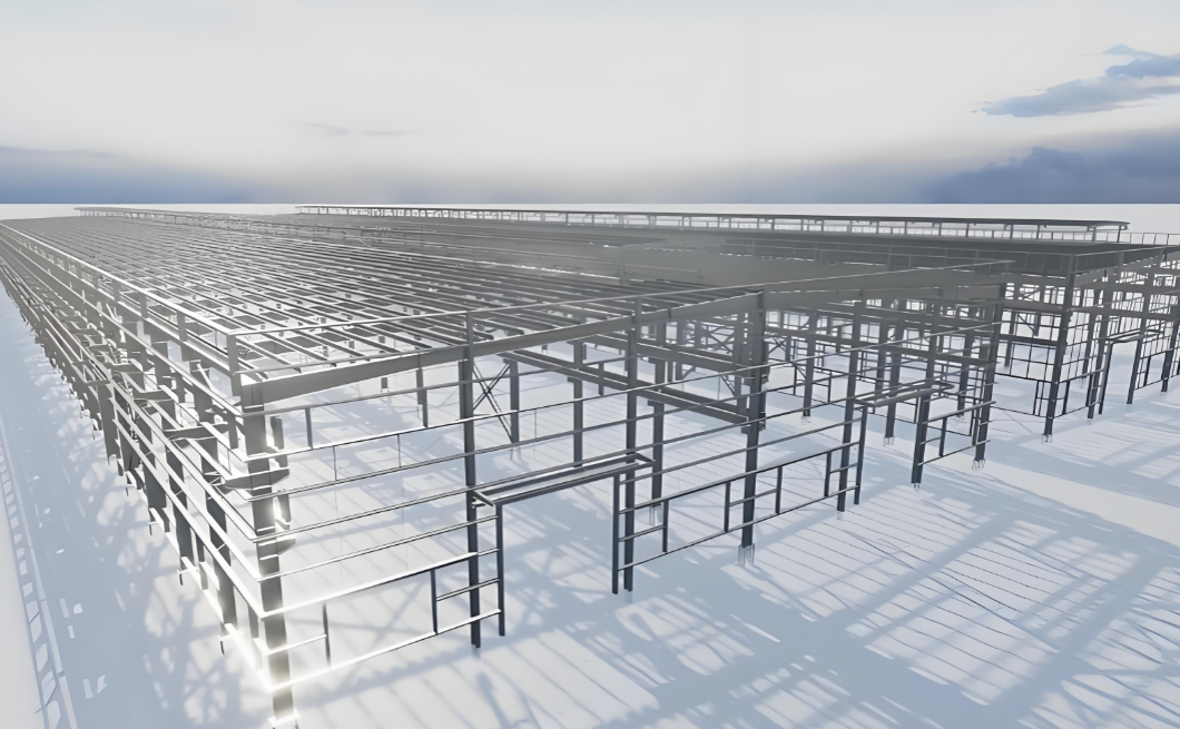 Heavy Duty Steel Structure Manufacturing Plant Multi Story Industrial Steel Building Construction Solution