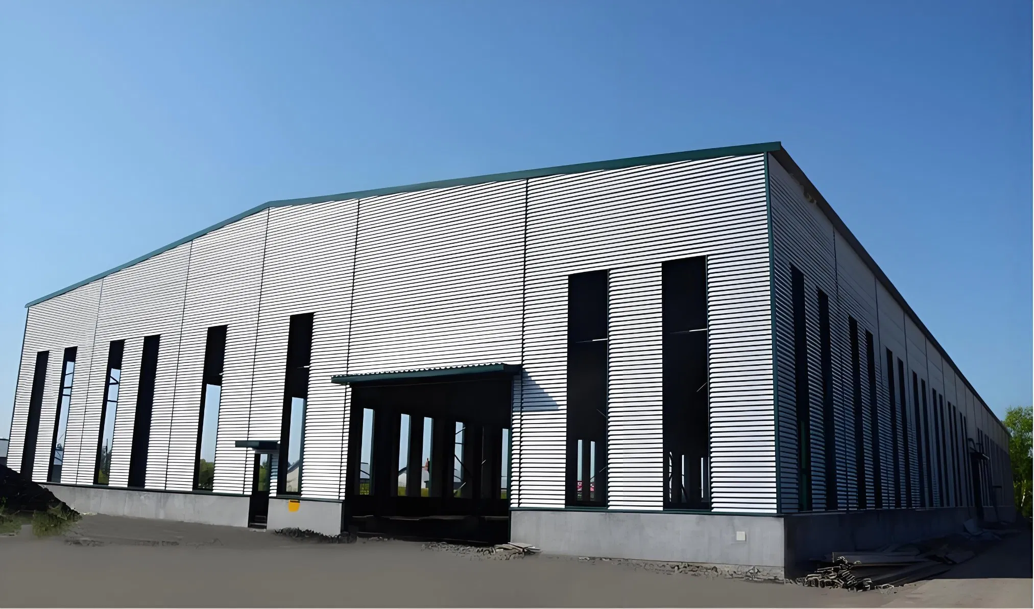 High Precision Large Span Steel Structure Factory Building for Storage Facility Durable