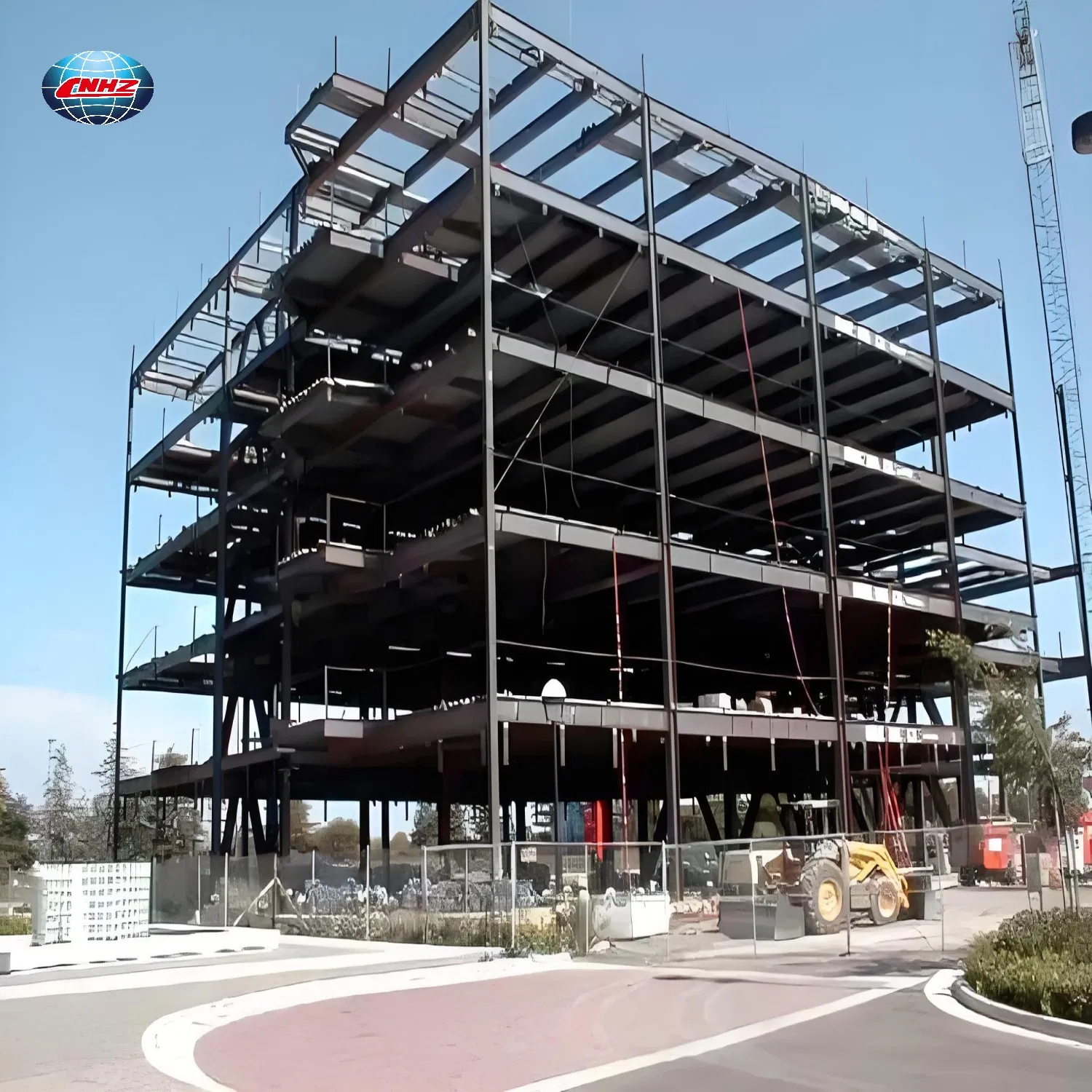 Custom Prefabricated Heavy-Duty Industrial Waterproof Q235B Steel Frame Structure Warehouse Building