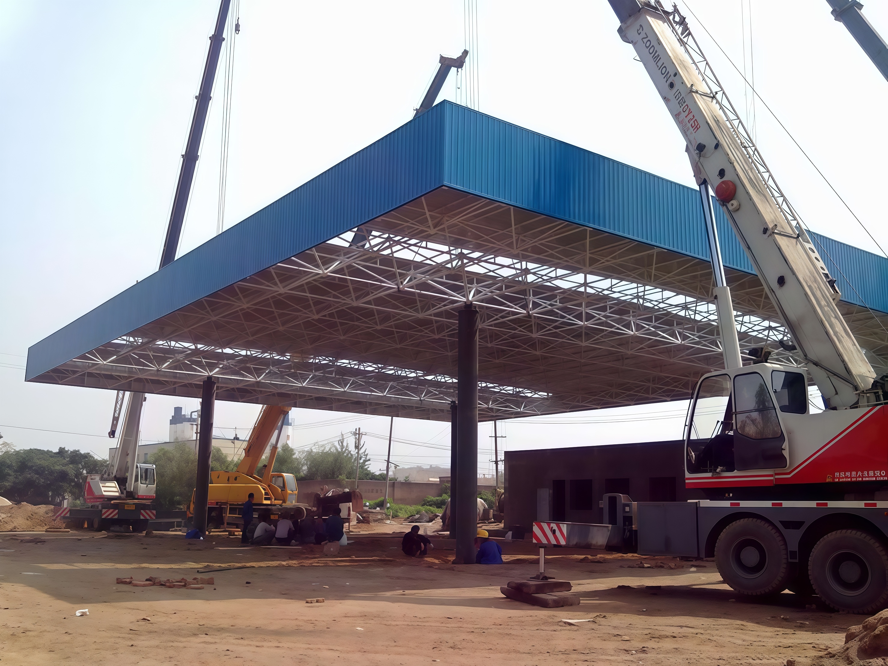 PV Grid Racking Installation