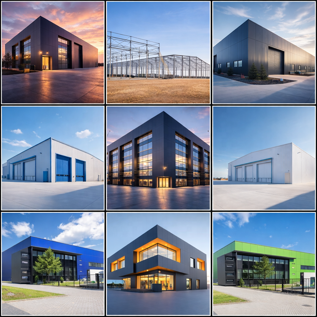 Prefab Steel Logistics Warehouse Building for North America and Latin America Projects