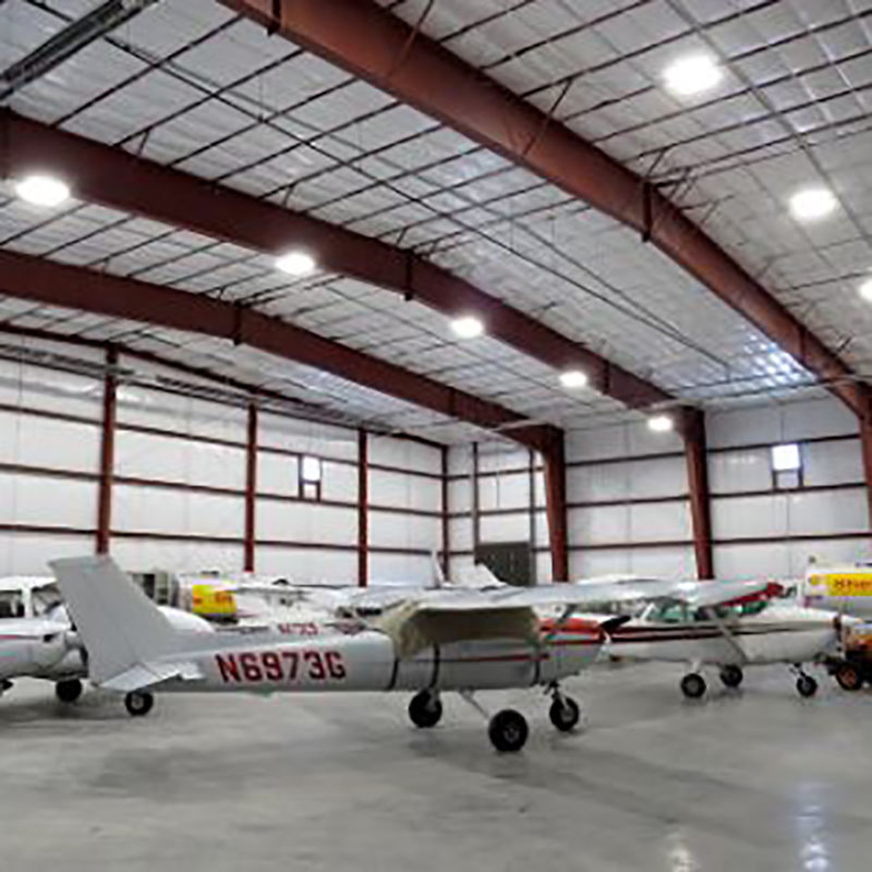 Ce &amp; ISO Certified Modern Design Steel Airplane Hangar Warehouse for Industrial Workshop Use