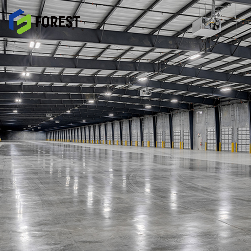 Prefabricated Steel Long-span Grid Workshop Apartment Warehouse Logistics Center Distribution Facility Building Industrial Frame
