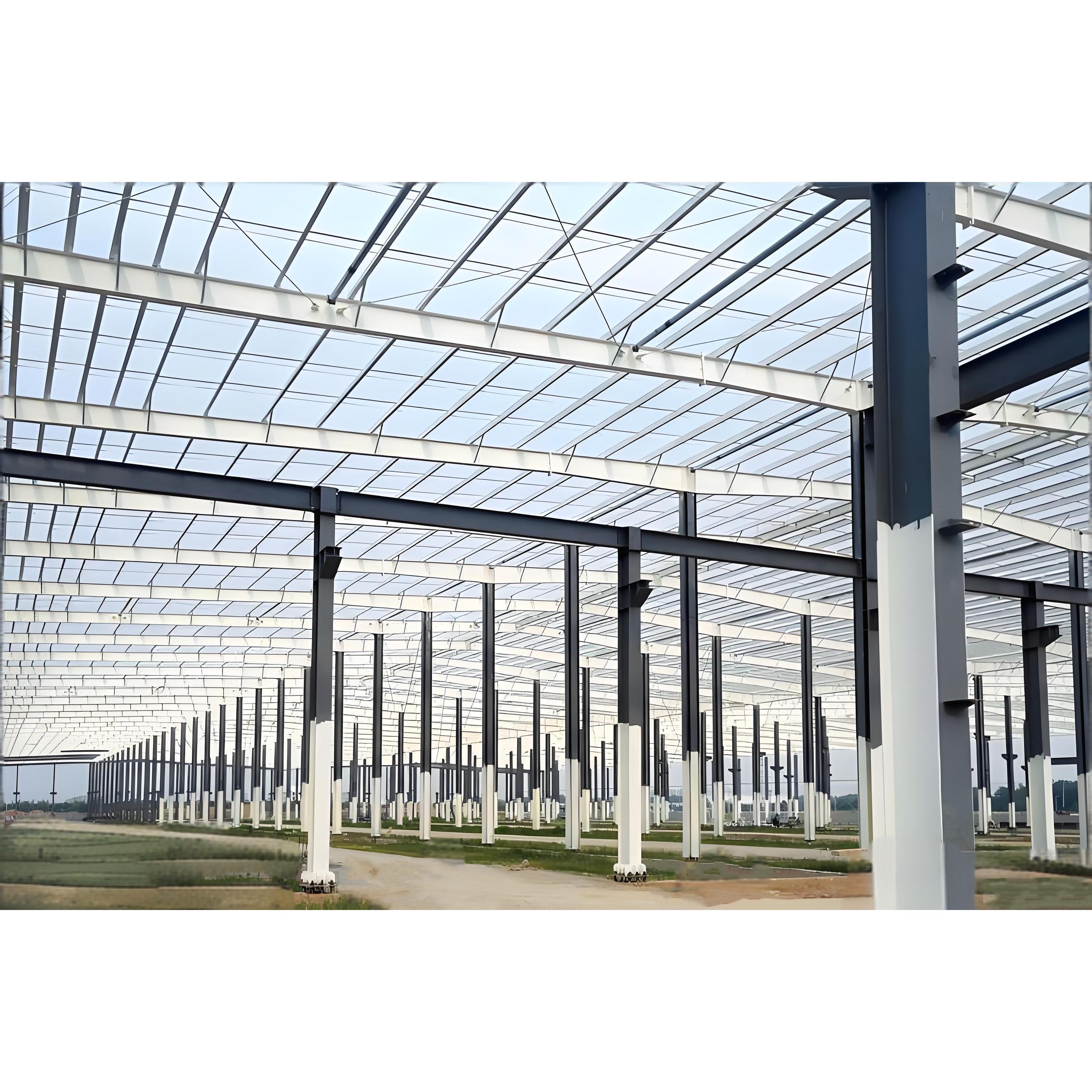 Low-Carbon Green Steel Industrial Plant - Recyclable Prefab Building for Sustainable Heavy Industry Production Hub