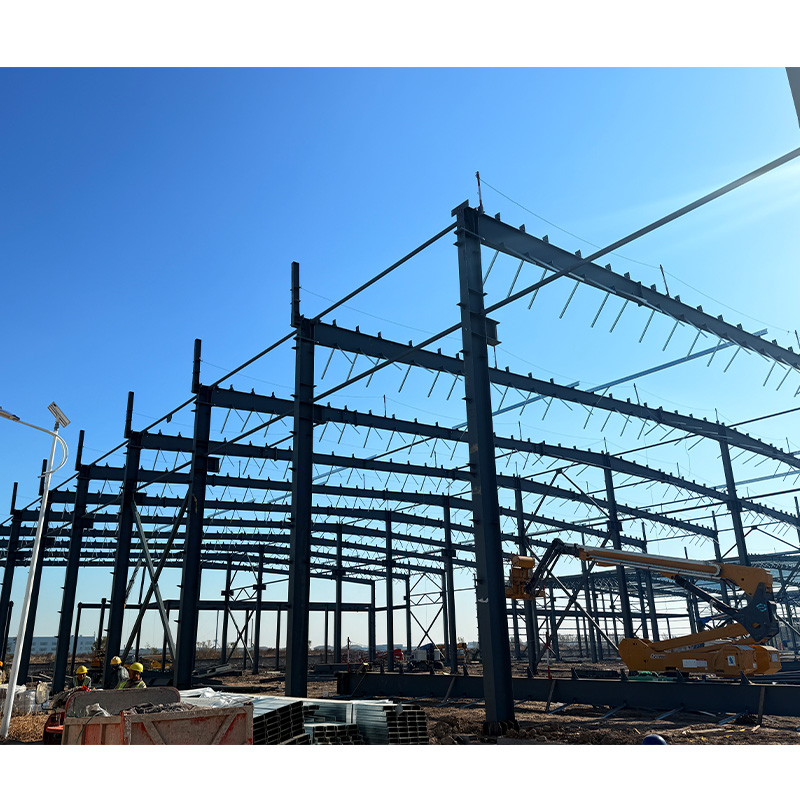 Metal Industrial Construction Building Prefab Steel Structure Framed Commercial Office Pre Fabricated Workshop Buildings