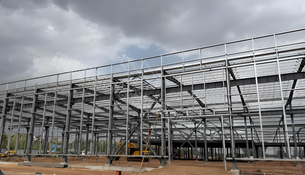 Hot Sale Prefabricated Steel Lightweight Portal Structural Construction Aircraft Hangar Workshop Warehouse Storage House Welding