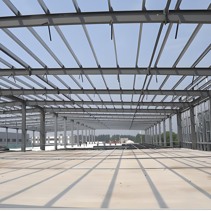 Prefab Light Steel Structure Warehouse with Sandwich Panel Wall &amp; Roof System