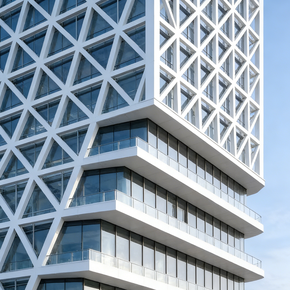 Sophisticated Steel Frame Hotel Complex Architecture For High End Commercial Building Projects With Multi Story Structural Desig