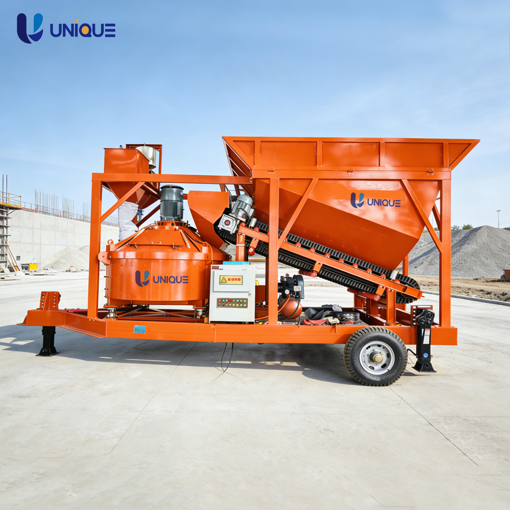 Ghana Concrete Batching Plant Mini Mobile Concrete Mixing Plant For Sale