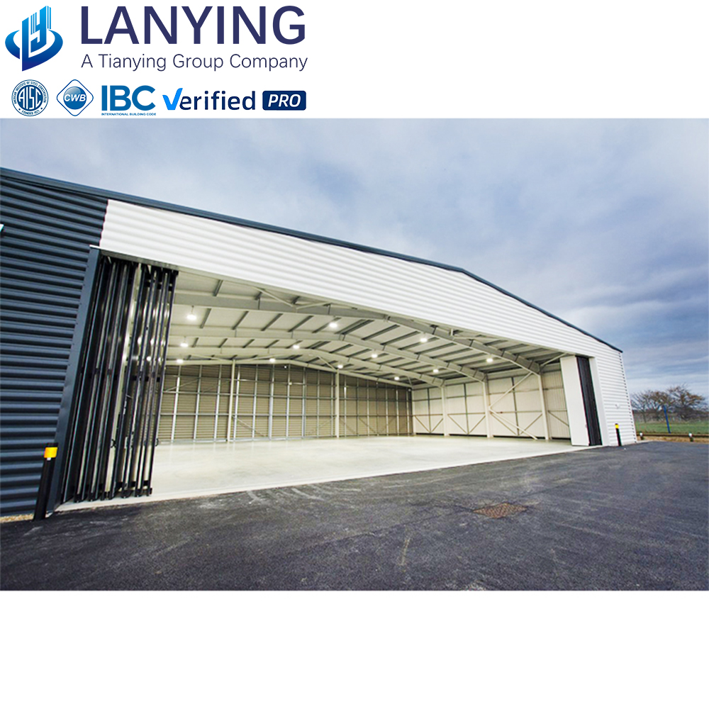 AISC Steel Structure Building Warehouse Commercial and Aircraft Hangar for Sale