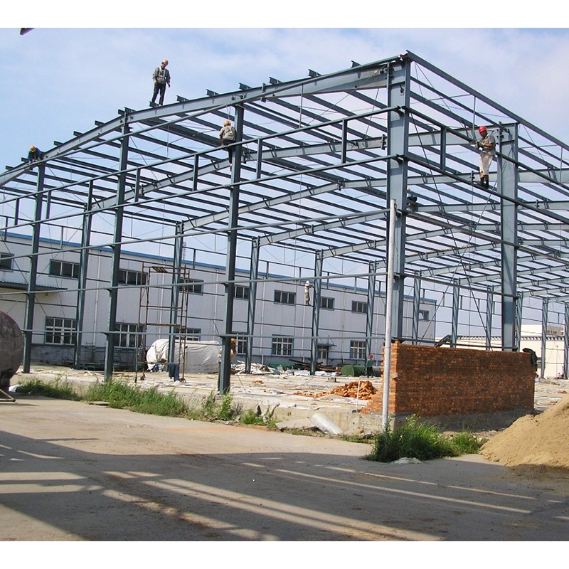 Modern Steel Structure Prefabricated Warehouse Industrial Shed Steel Frame Metal Building Garage Carports Poultry House