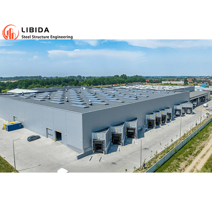 China Factory Customized Design Cheap Industrial Fast Construction Prefabricated Steel Metal Warehouse Building