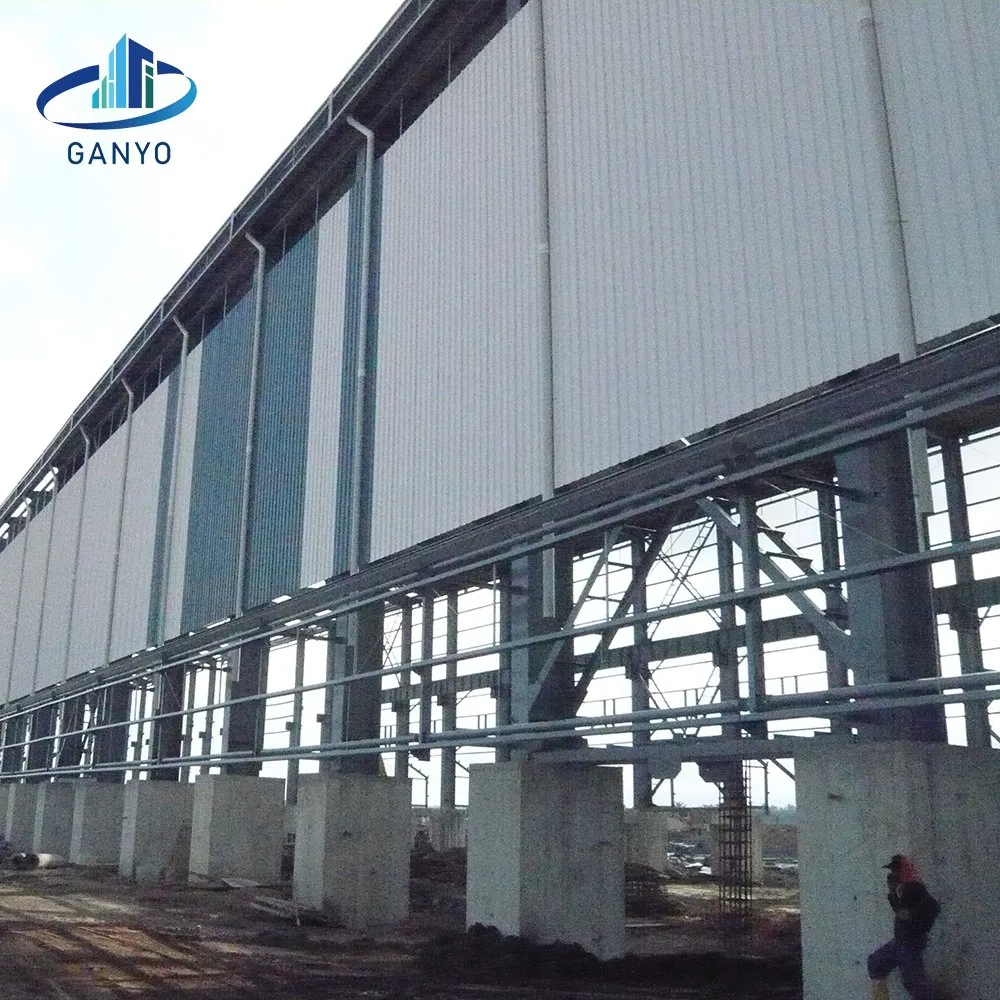 Metal Industrial Construction Building Steel Structure Framed Commercial Building Prefabricated Workshop Buildings