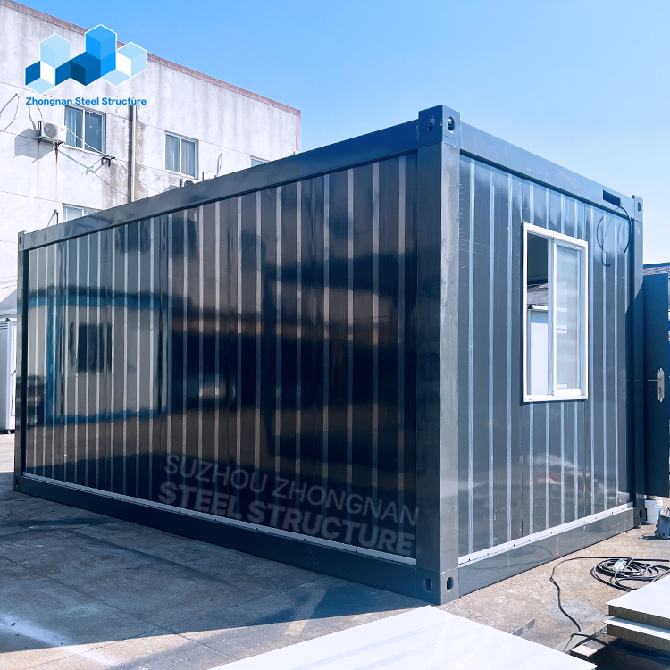 2-Floor Prefabricated Light Steel Metal Structure Floating Home Module 20ft Shipping Container Building House for Hotels Offices