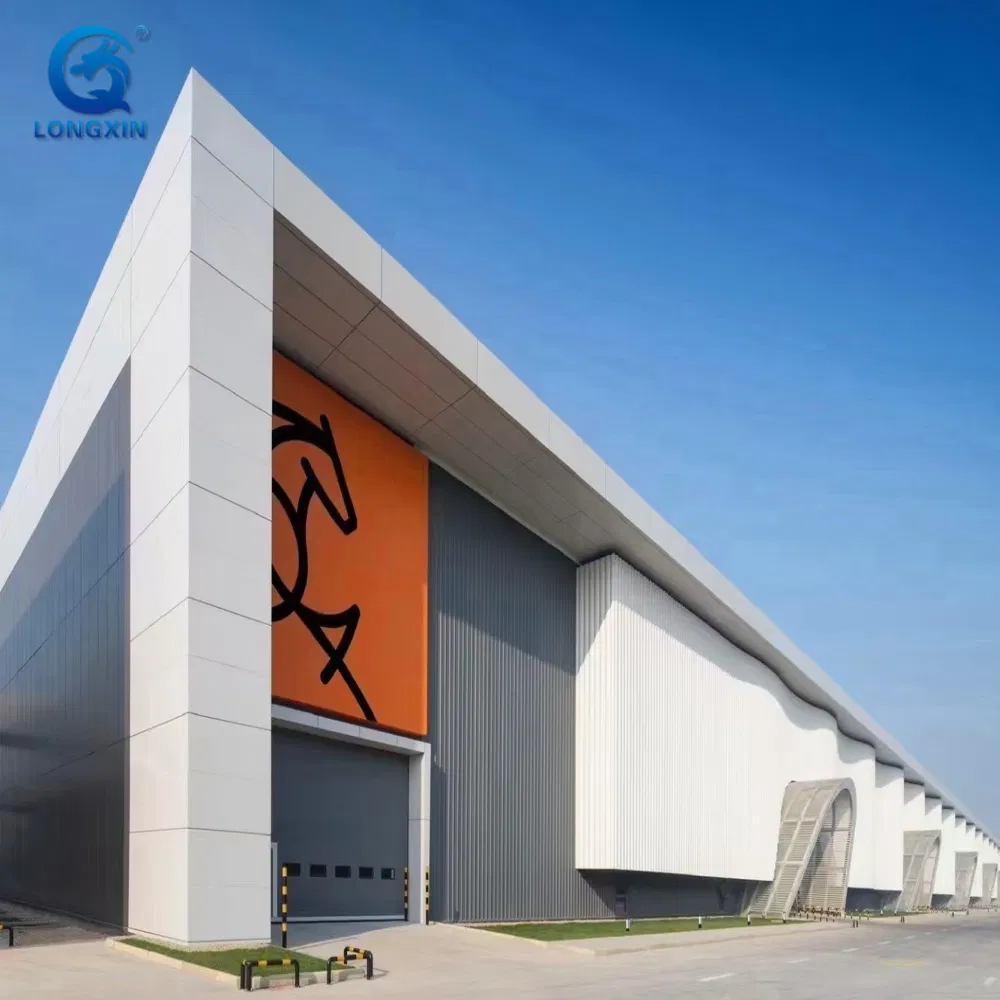 Heavy Duty Steel Structure Factory Building Prefab Industrial Workshop Construction