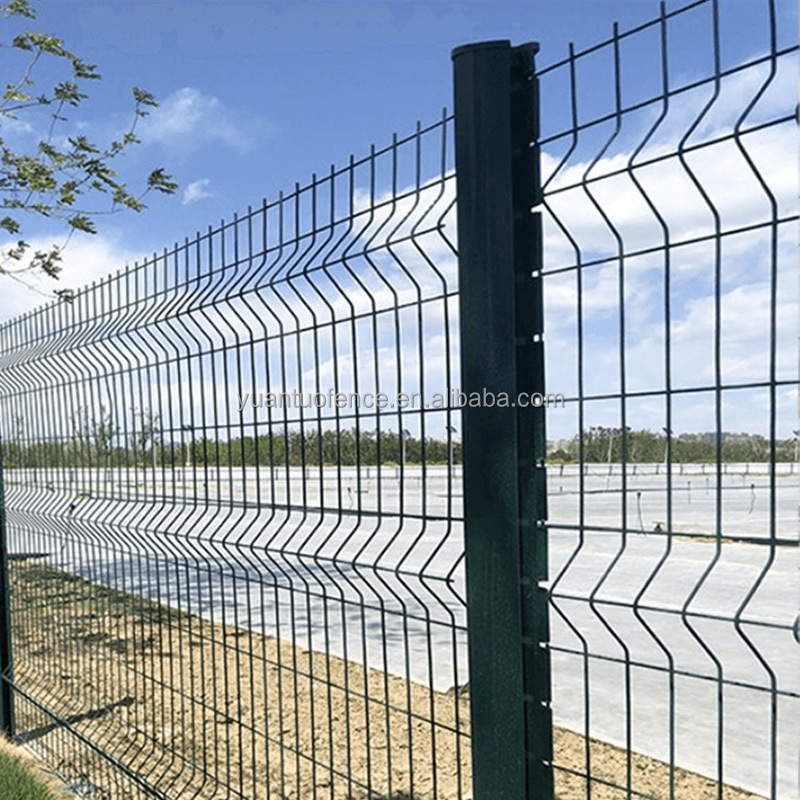 Long Life 3D Security Fencing Premium Powder Coated Resistant Eco-Friendly Rustproof Metal Mesh Fence Highway Road With Clamp