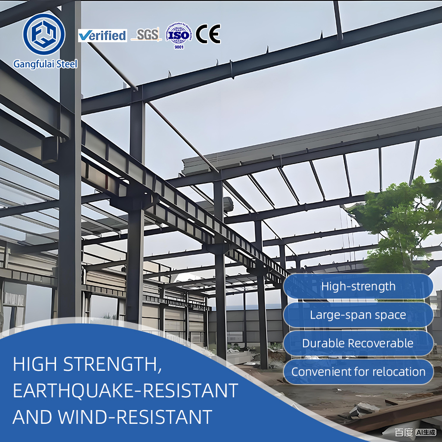 China-made Customizable Durable Prefabricated Steel Structure Workshop