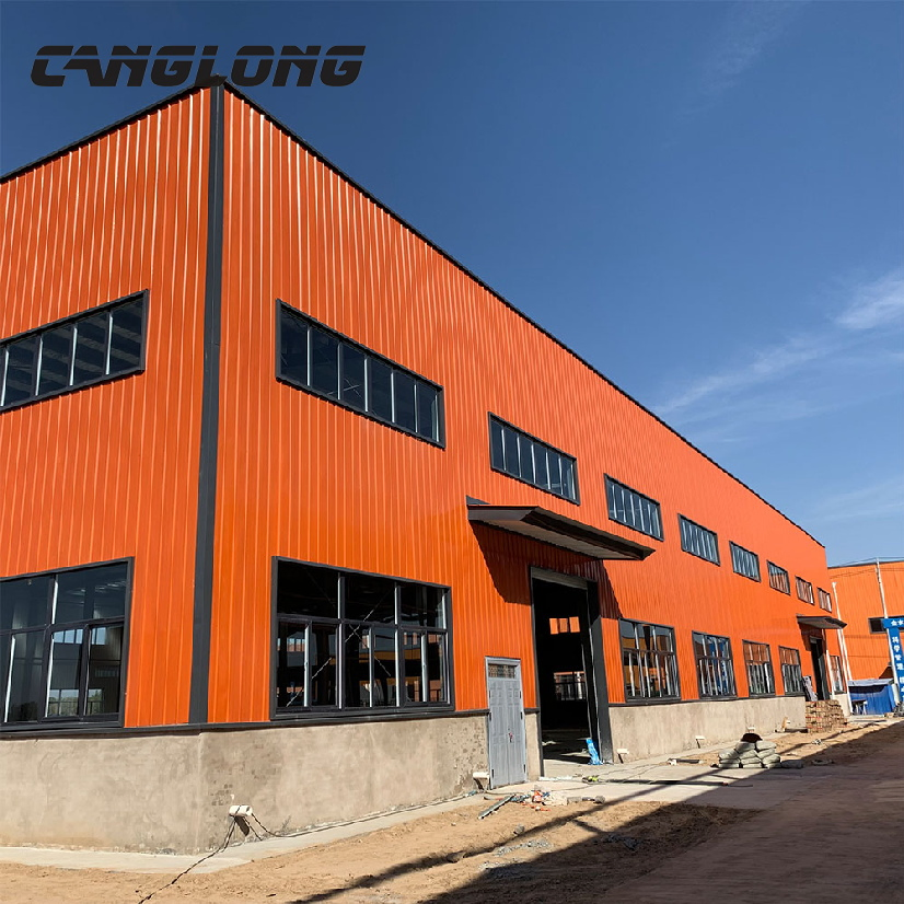 Good Quality Prefab Storage Facility Godown Warehouse Steel Structure Building with Design