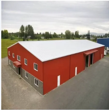 Industrial Modern Style Steel Structure Metal Shop Customizable Shop Mall Building