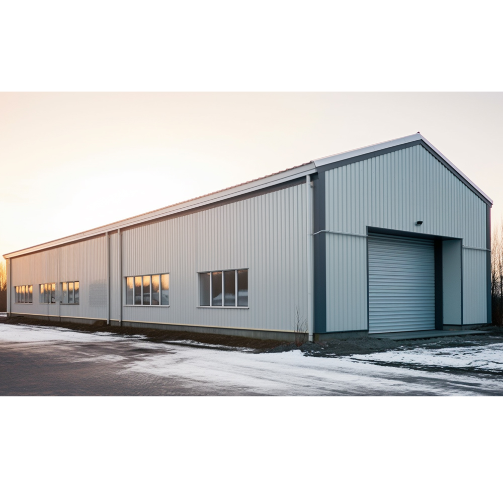 IBeehive Prefabricated Light Industrial Warehouse Building Steel Structures With Welding &amp; Cutting Services