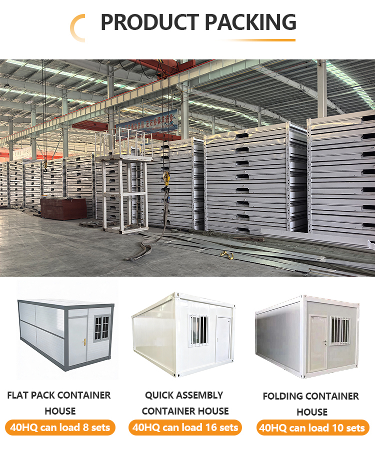 Modern Design Light Steel Prefab Container Mobile Homes Modular Houses for Bedroom or Hotel Use Modern Villas