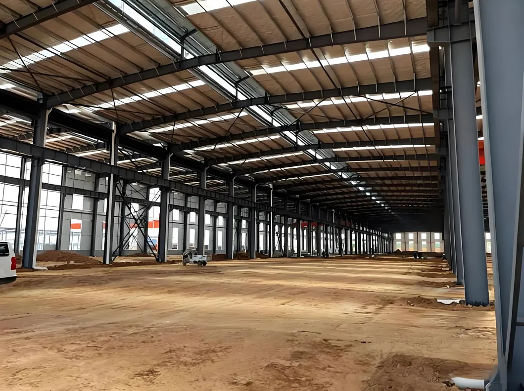 Customized Flexible Warehouse Steel Arch Clear Span Prefabricated Shed Storage Facility Metal Building