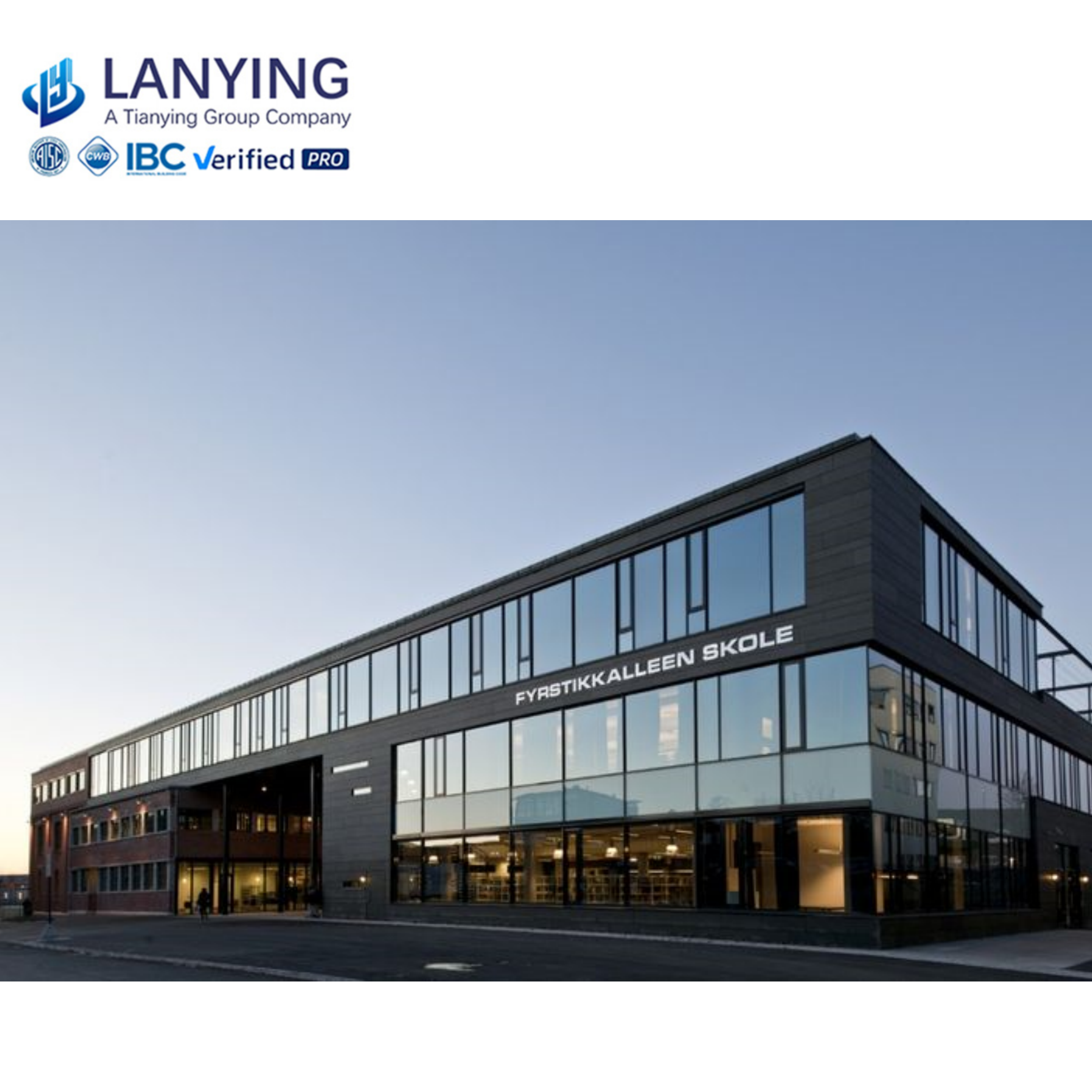 Prefabricated Steel Shopping Mall Building Steel Structure Commercial Metal Building