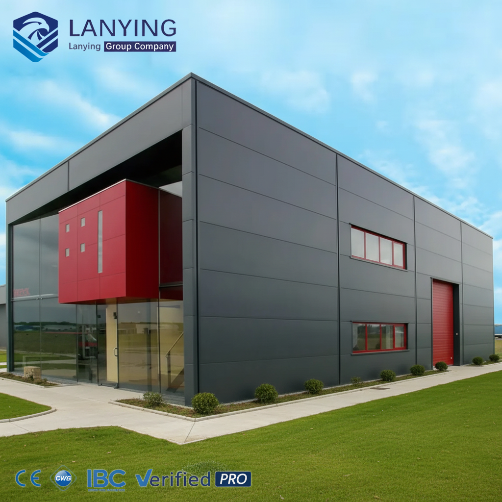 Light Weight Modular Prefabricated Steel Structure Building Metal Frame Warehouse Factory Barn Workshop Metal Building
