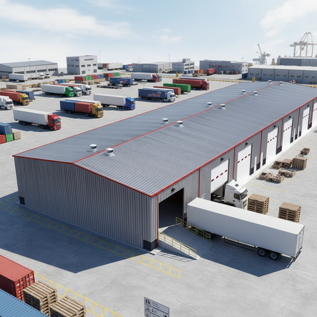 Popular Custom Large Span Metal Building Warehouse - Prefab Steel Barn, Garage Frame, Cold Storage &amp; Industrial Shed
