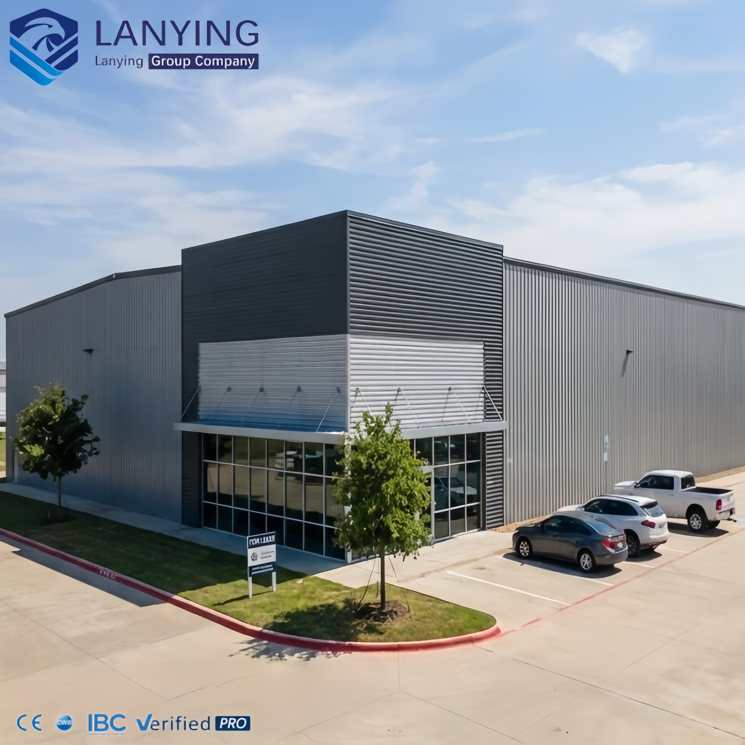Free Design Prefabricated Steel Modern Industrial Workshop And Warehouse Buildings With 5-Year Warranty