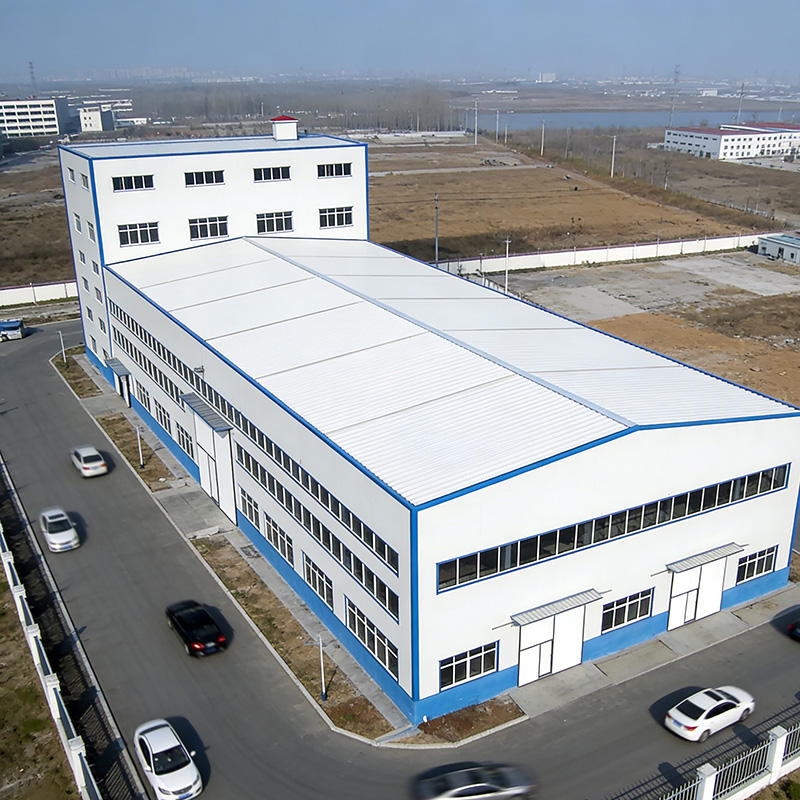 Prefabricated Modern Industrial Steel Structure Workshop Building 5-Year Warranty High Wind Resistance Heavy Roof Load Capacity