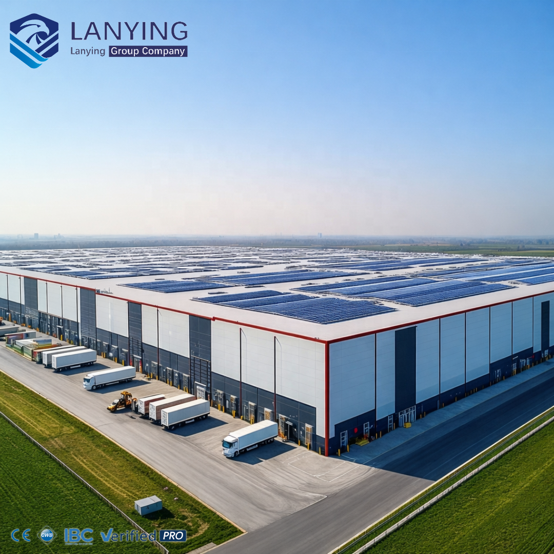 Prefab Steel Logistics Warehouse Building for North America and Latin America Projects