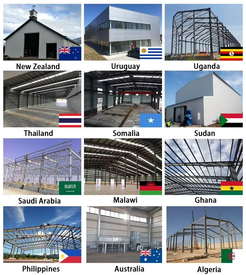 Heavy Structural Fabrication House Building Material Construction Industrial Plant Warehouse Commercial Building