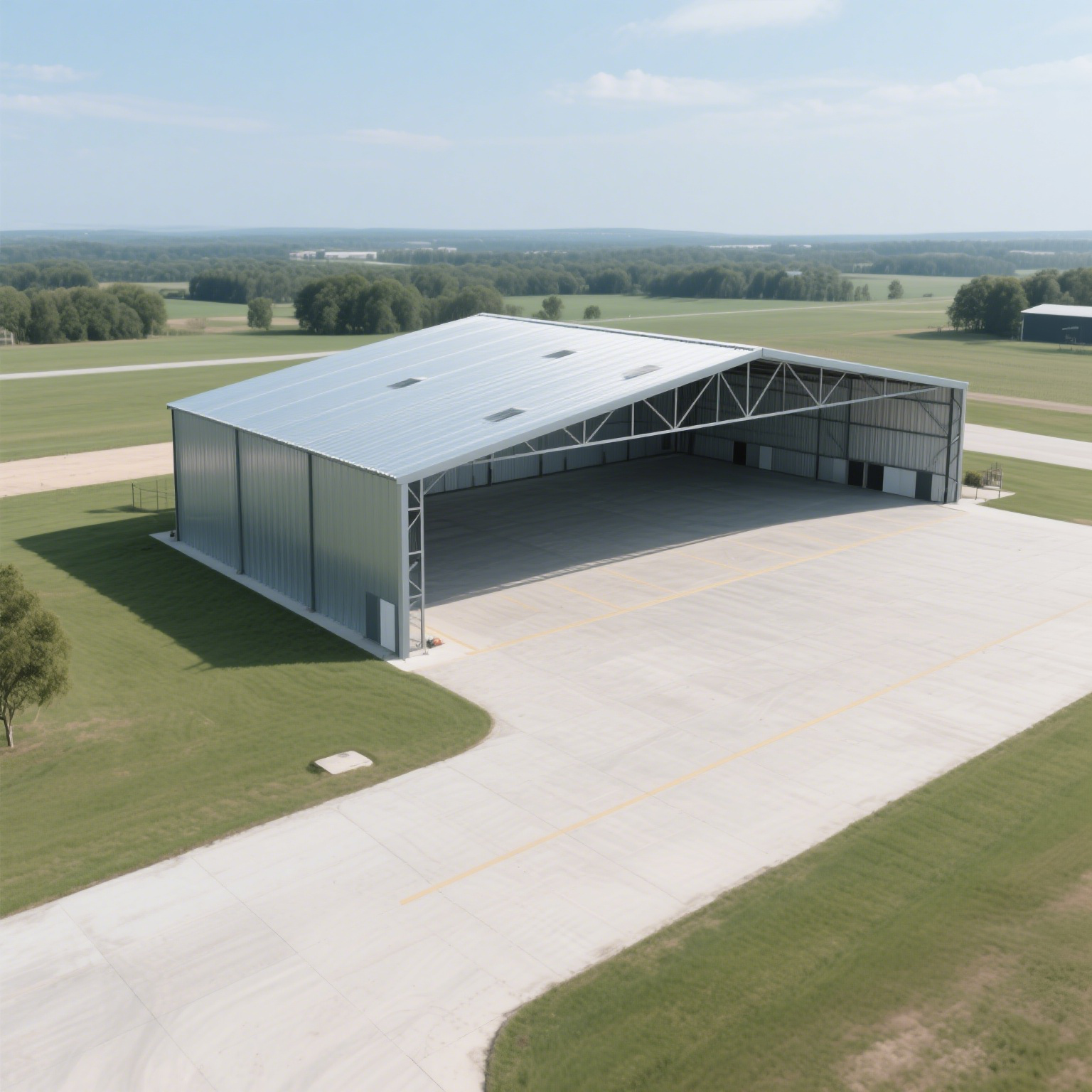 Steel Structure Hangar | Large Span for Aircraft &amp; Machinery