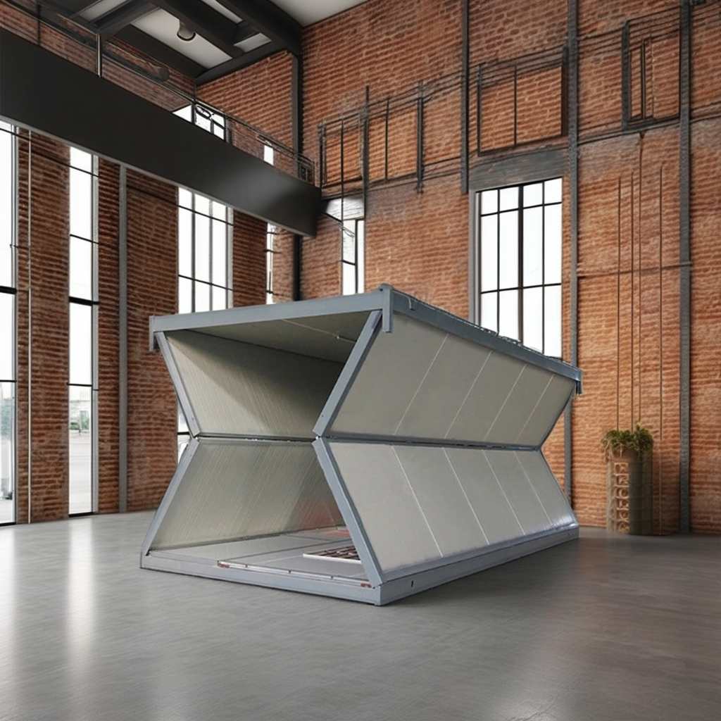 High Quality Steel Folding Container House Prefabricated Office Sentry Box for Dormitory Flat Pack Home Living for Villa Hotel