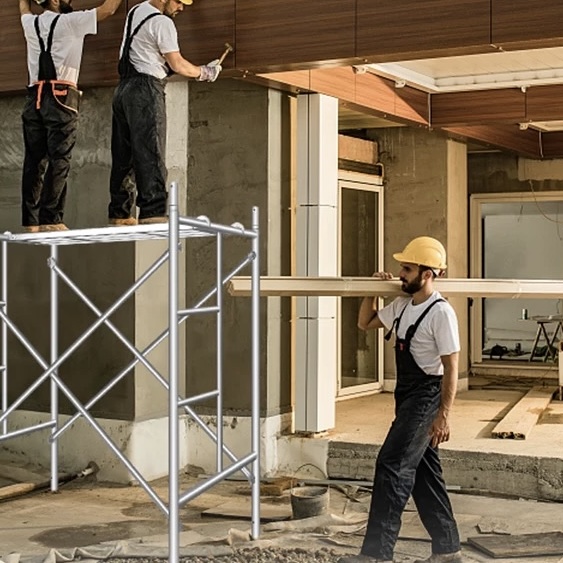 High Quality Multifunctional Mobile Aluminium Steel Frame Industrial Construction Foldable Quick Assembly China Warehouse
