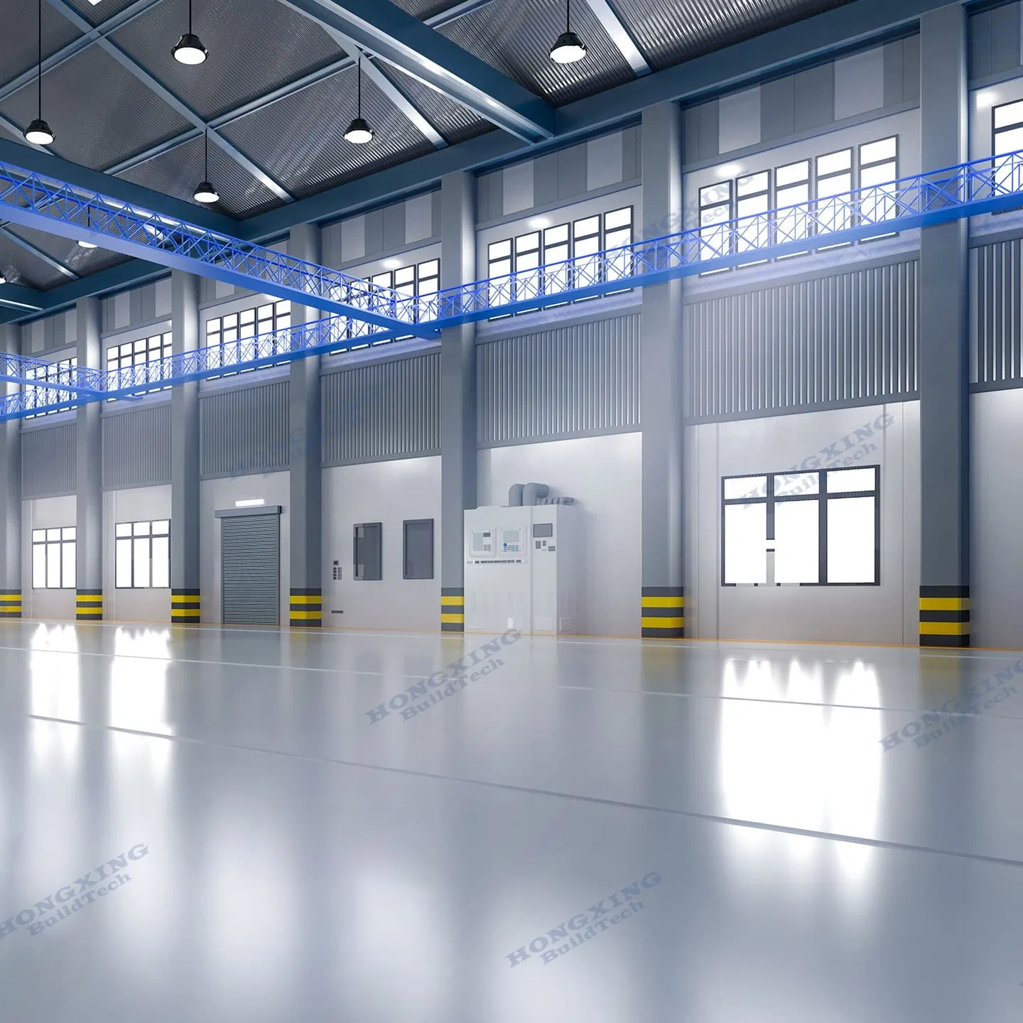 Steel Frame Factory Hot Rolled Steel Building for Heavy Industrial Workshop