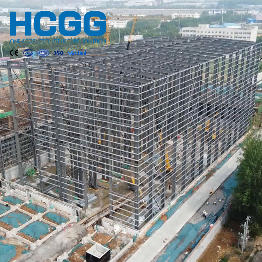 Insulated Steel Structure Warehouse Prefab Metal Frame Logistics Center Cold Room Storage Factory Industrial Building Durable